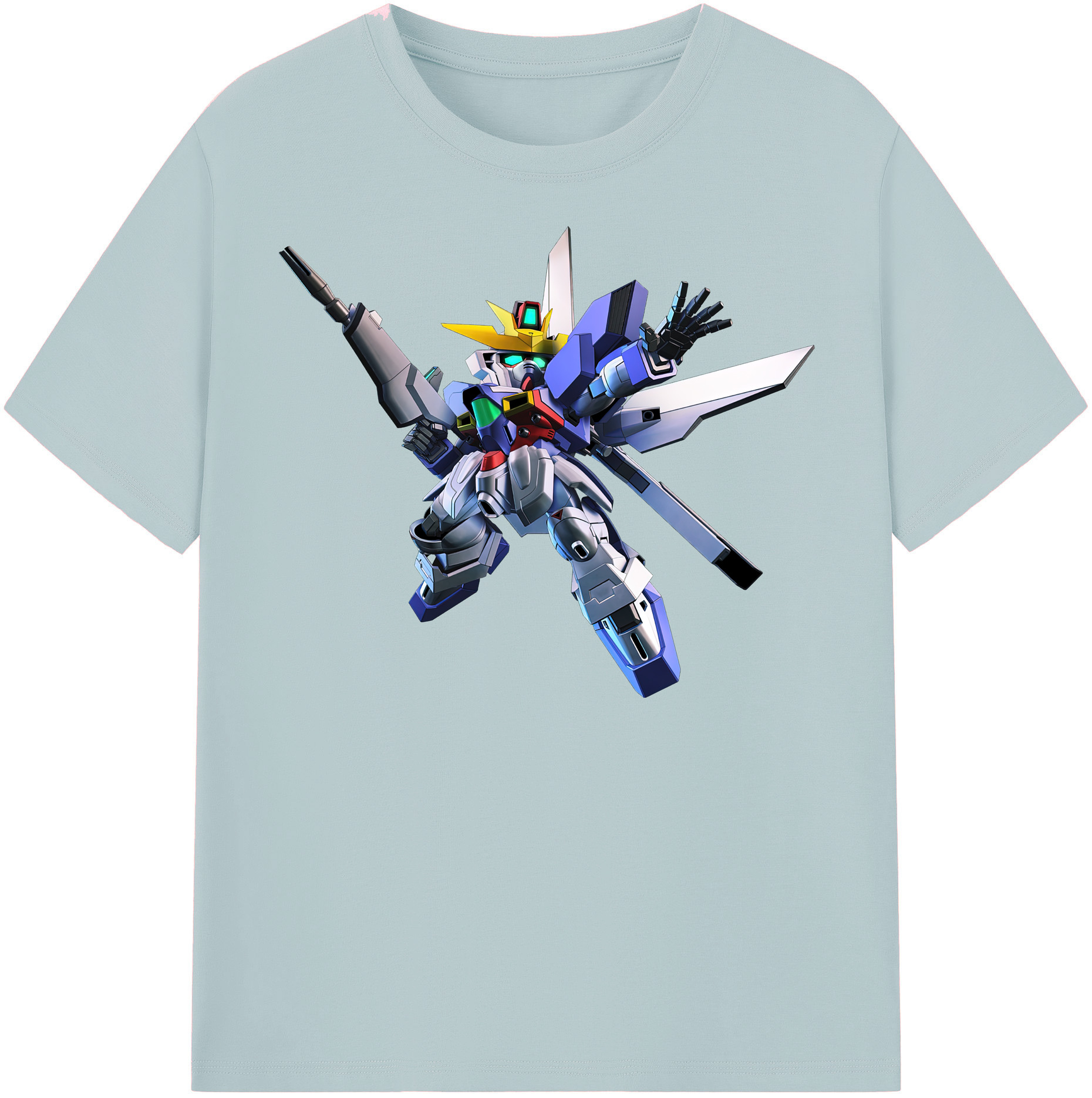 （画像用） 機動戦士ガンダム Mobile Suit Gundam 綿100％半袖Tシャツ（フロントプリント）